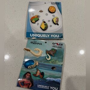 🌸LAST CHANCE CLOSET CLOSING🌸 CROCS Moana & Food Jibbitz Charms
